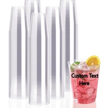 Bulk Plastic Party Cups - Custom Logos and/or Company Logos