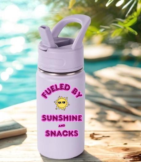 Personalized Kids Water Bottle | Fun Summer Drinkware